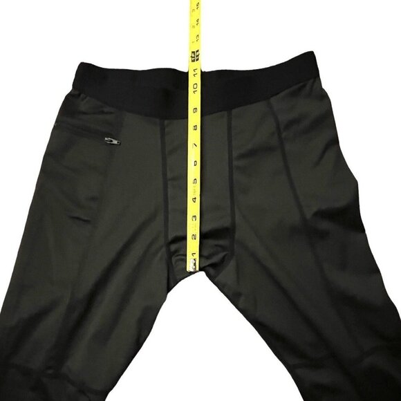 NIKSA Mens Compression Pants Workout Base Layer Large Black Cool Dry NWT - Picture 11 of 16